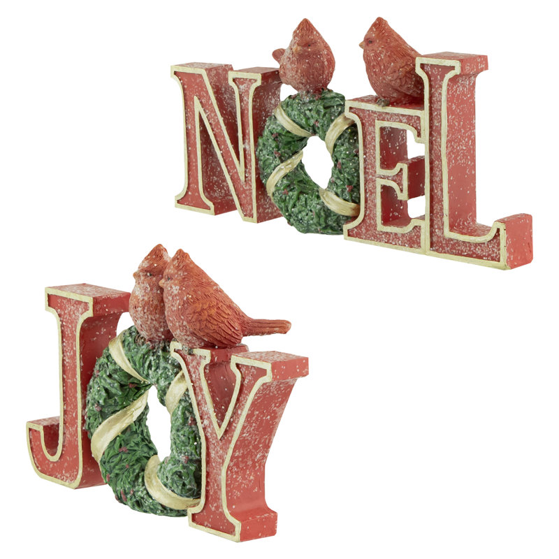 Enseignes de Noël «Joy» et «Noel»