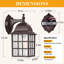 Ensemble de 2 lanternes murales d'extérieur Dusk to Dawn (ampoules non incluses)-68299125