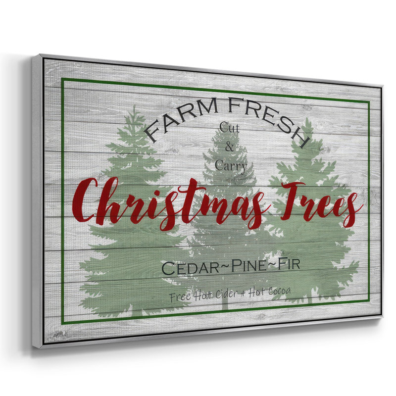 " Farm Fresh ", 17" H x 25" W x 1.5" D, Silver Floater Framed