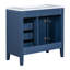 Meuble-lavabo simple 35,98 po avec plateau en céramique Hephzibah-522059952-500811412