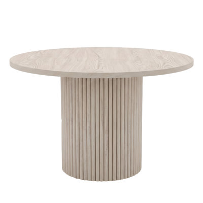 Reba Round 42" Dining Table, Black