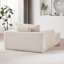 Chaise longue en velours côtelé 75 po avec dossier Zain-1647979094
