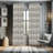 Striped Semi-Sheer Rod Pocket Sliding Panel-824644510