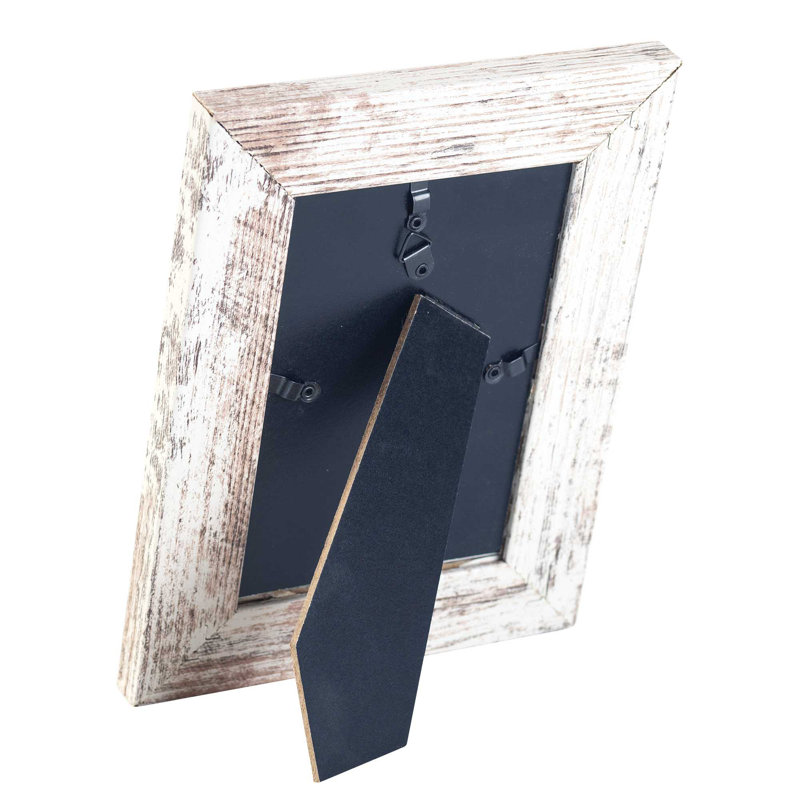 Demaj 4" x 6" Matte Polystyrene Tabletop Decor in White/Blue