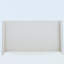 Cadre de grand lit avec tête de lit de 54 po, style scandinave rustique, toile texturée, support en métal, boîte tout-en-un, lit simple à installer, conception haute, cadre, sommier sans sommier, assemblage facile