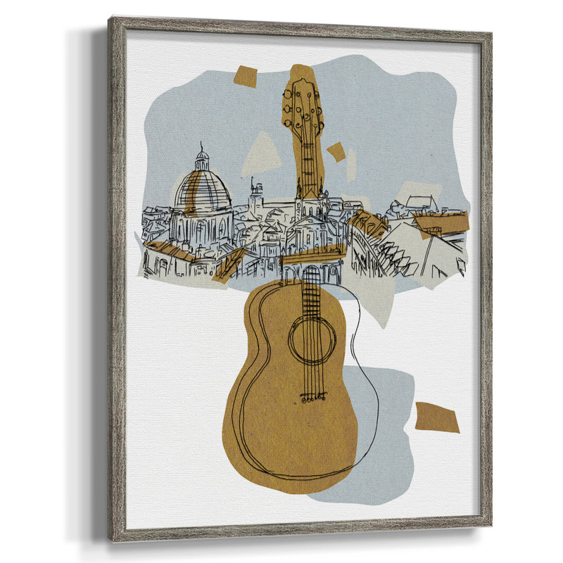 Rehearsal III Framed Print - Solid Wood, 15" H x 12" W