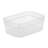 Sterilite Medium Storage Trays for Desktop and Drawer Organizing, Clear, 48 Pack