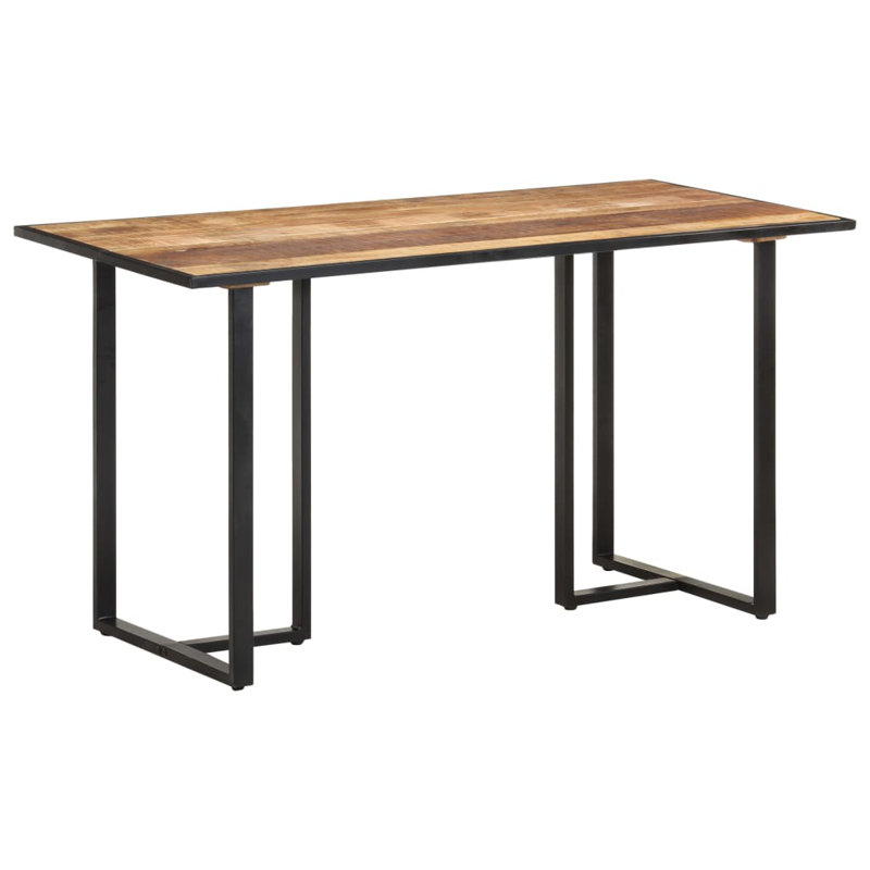 Sheilds Rectangular Dining Table, H76 x L140 x W70cm, Brown (Horizontal Plank)