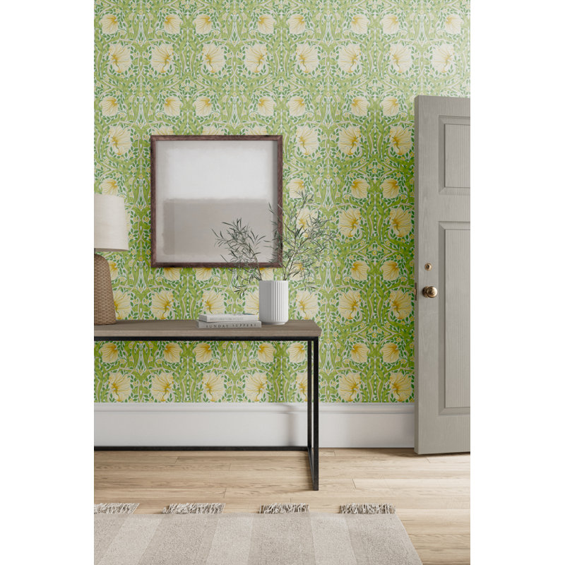Pimpernel Wallpaper, Weld/Leaf Green