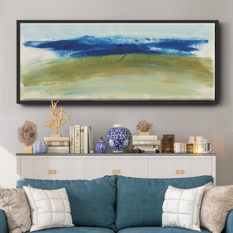 Mirages I- Framed Canvas