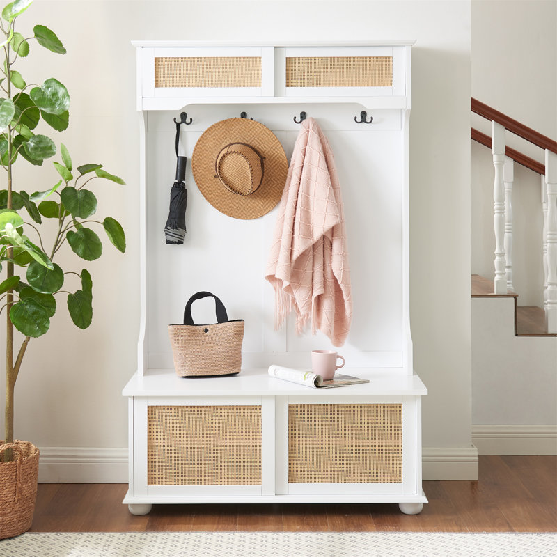 Banc d'entrée pour vestibule Brandilee, Gris