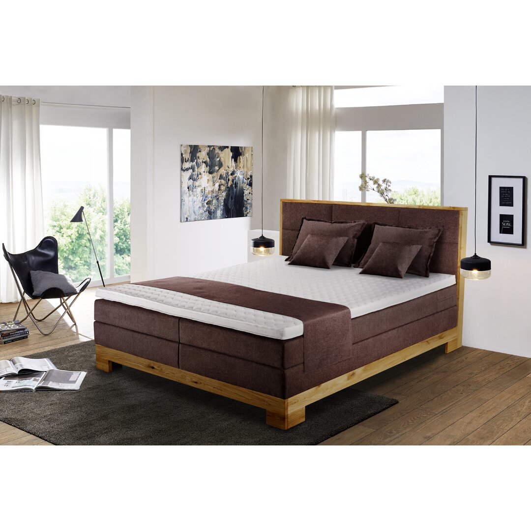 Boxspringbett Bordeaux mit Topper