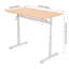 Manual Height Adjustable Desk with Crank Handle