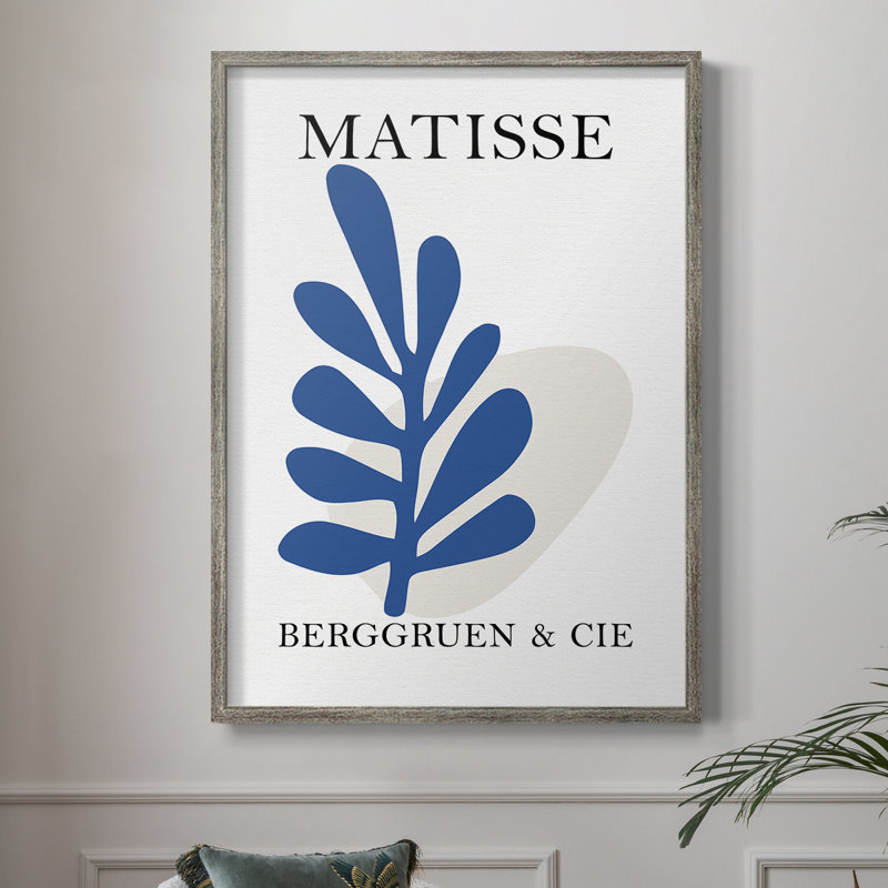 Matisse CCXCII, reproduction d'art encadrée - bois massif, H 30 po x l 24 po