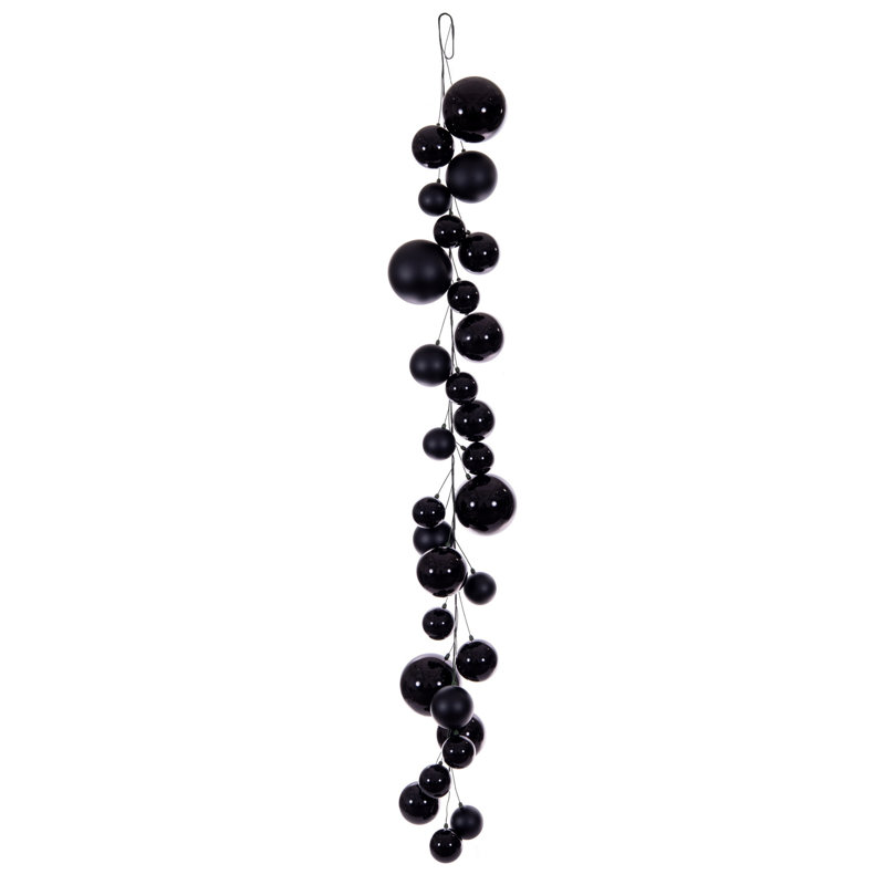  Guirlande 6 pi Black Branch, Black