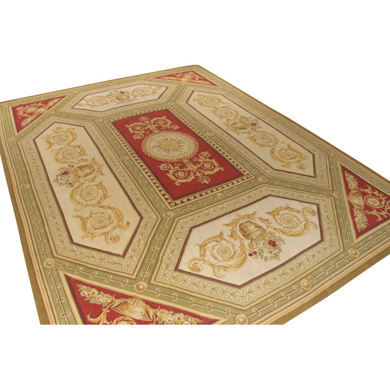 European Hand Knotted Wool Oriental Area Rug