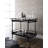 Labarbera Metal Bar Cart - Black-1743180970