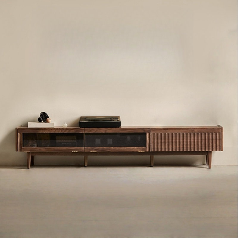 Retro Solid Wood TV Cabinet