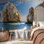 Papier peint adhésif auto-adhésif El Arco Arch Cabo San Lucas Sunset 69 po x l 96 po-2017596206