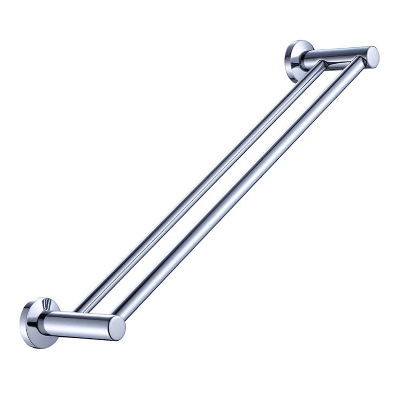 Bushweller Wall Towel Rack, Silver