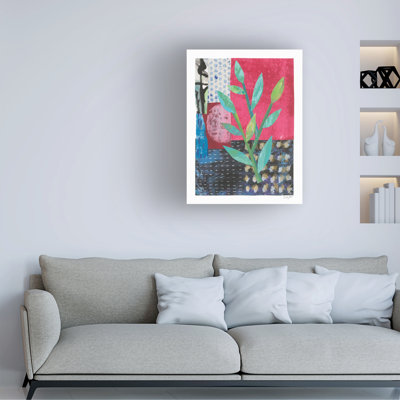  «Courtney Prahl Patchwork Plants I», art mural sur toile