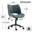 Chaise de bureau Alleyna-407337288