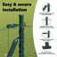 Euro Fence With 7 Posts Galvanised Steel-1314009039-1314009086
