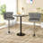 Bar Stools Set Of 2, Velvet Upholstered Bar Chairs With Black Metal Legs, Backs And Footrest Counter Height Bar Stools, Modern Bar Chair For Kitchen Island, Dining Room-688307975
