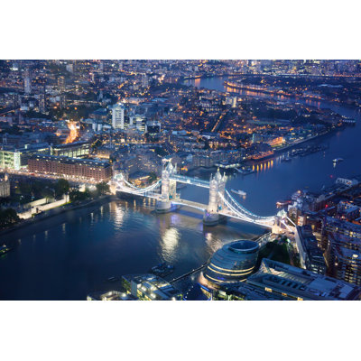 London At Night by IakovKalinin - Wrapped Canvas Print