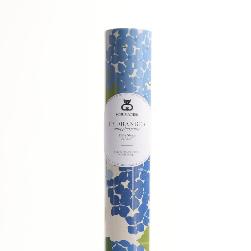 Papier cadeau hortensia