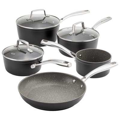 Rocktanium 8 - Piece Non-Stick Cookware Set