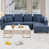 Blue Polyester Blend/Linen Blend is out of stock selected