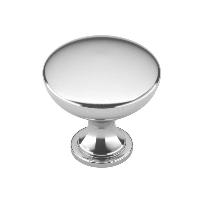 Poignée champignon expression, Chrome brossé