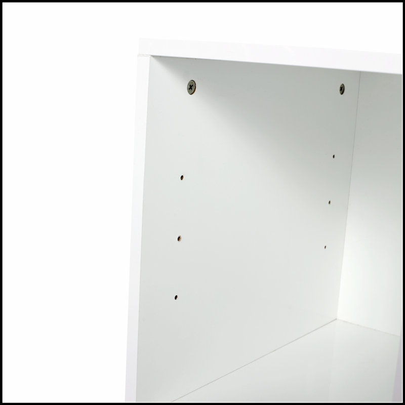 Meuble-lavabo à fermeture en douceur 36 po avec lavabo et petites tablettes de rangement, parfait pour une organisation efficace et un design moderne