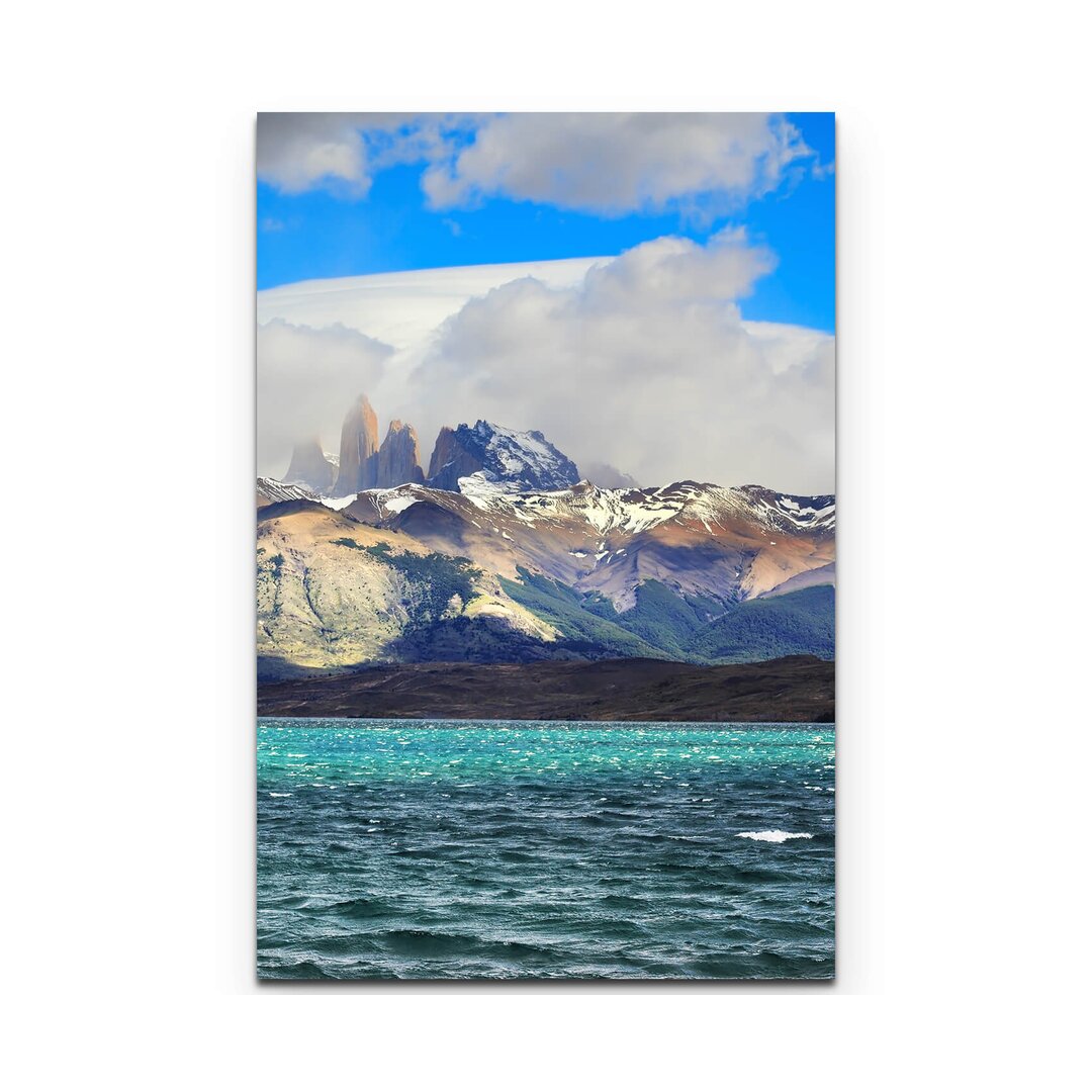 Leinwandbild Blick auf die Torres del Paine - Patagonien