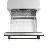 Zline 24 In. Touchstone 168 Can Outdoor Refrigerator Drawer W/ Hand Hammered Copper Doors