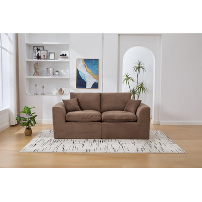 Canapé modulaire modulaire avec coussin moelleux