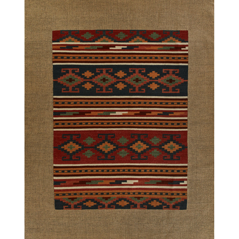 Momeni Adobe Hand Woven Wool and Jute Geometric Multi Area Rug, Runner 2'6" x 8'