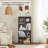 Melgarejo Gray Cubby Bookshelf, 42-Inch Modern 5-Tier Tall Geometric Bookcase, Freestanding Storage Organizer with Multiple Open Shelves, Floor Standing Small Space Display Storage Cabinet for Living Room, Bedroom, or Home Office-1710950175