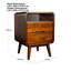 Devine 42cm W Solid Wood Bedside Table