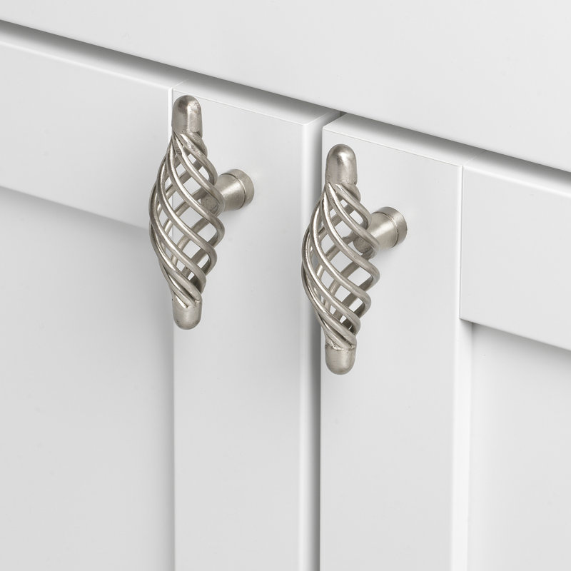 3" Length Birdcage Knob (Set of 25), Satin Nickel, 25