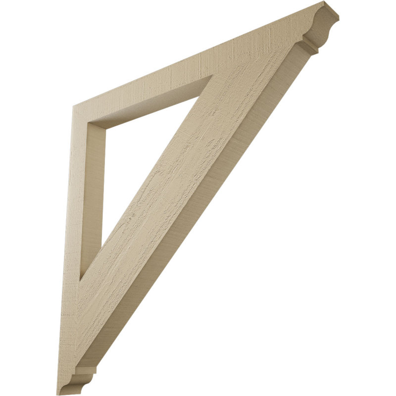 Support traditionnel en cèdre brut à grain de bois TimberThane, H 40 po x l 3,5 po x P 40 po