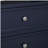 Weston Midnight Blue 2 Drawer Nightstand