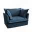 Fauteuil à housse avec 1 grand coussin de dossier et 2 coussins décoratifs-1298483846