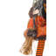 Sorcière captivante orange assise