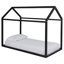 Structure de lit à baldaquin en bois massif pour enfants-130624860-110727210