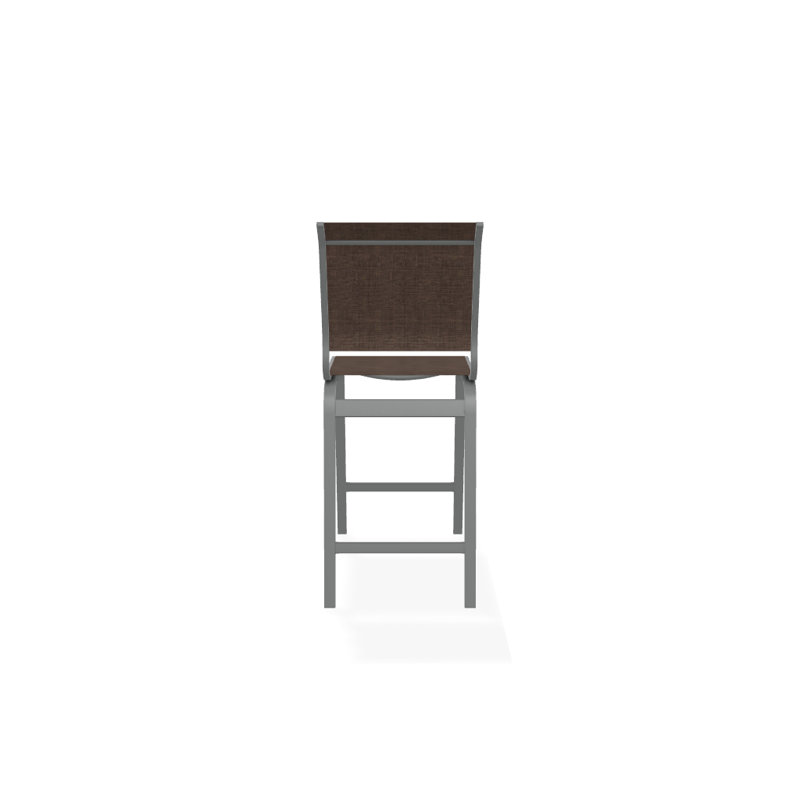 Tabouret de bar 26 po Holna, Moka Sunbrella®, Graphite texturé