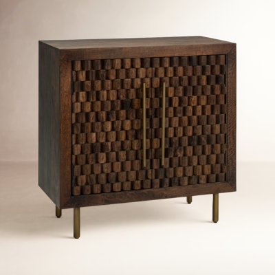 Abshire Mango Wood Accent Cabinet