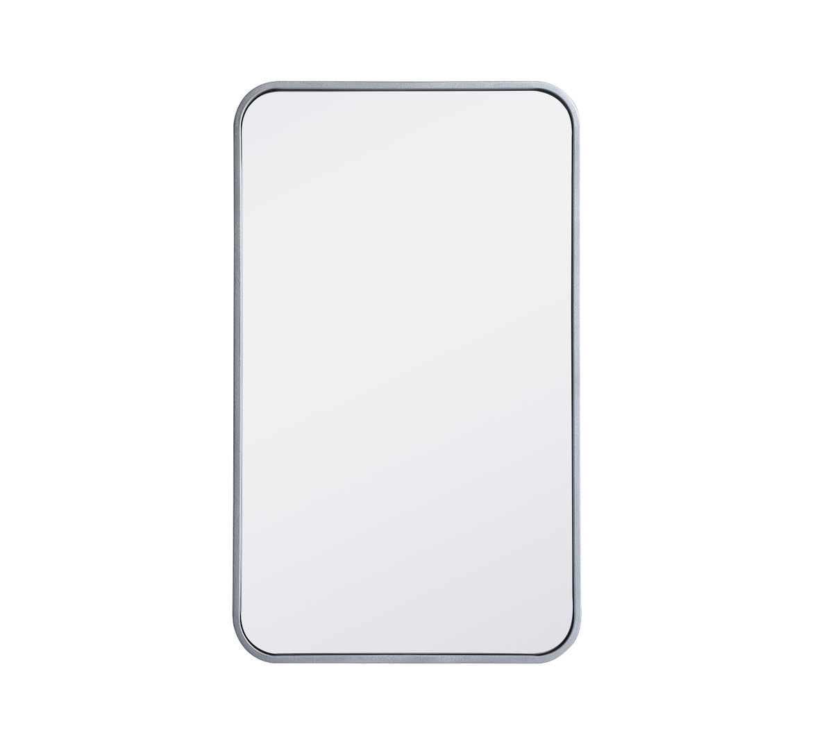 Sabine Accent Mirror, Silver, 30" x 18"