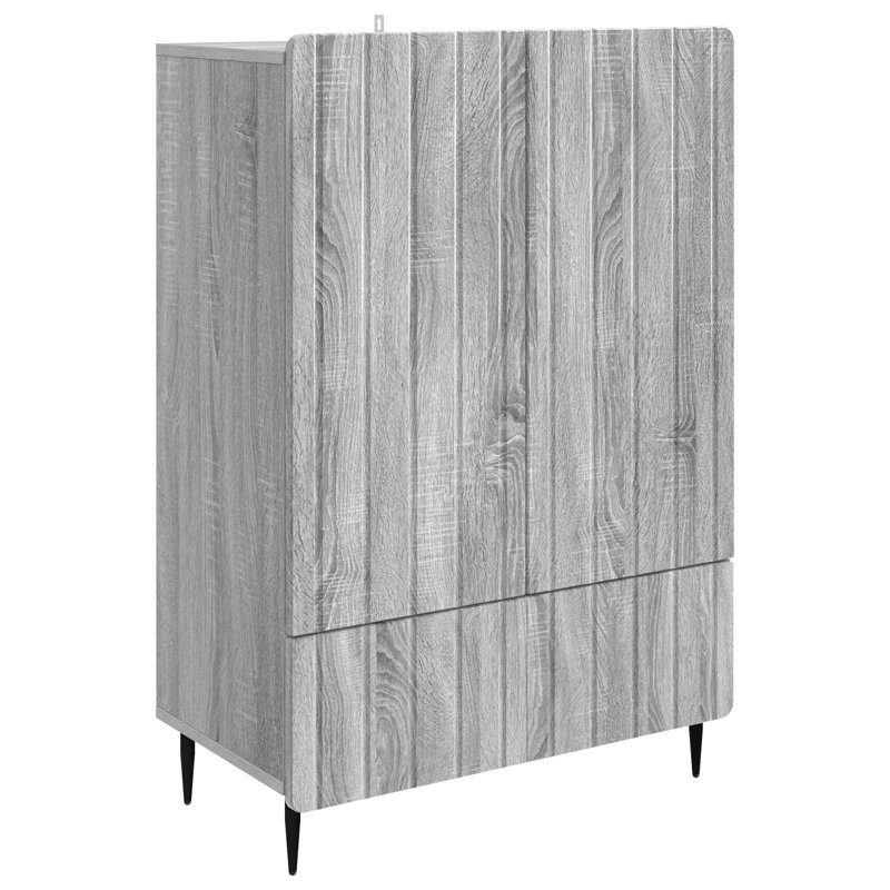 66cm Sideboard, Grey Sonoma